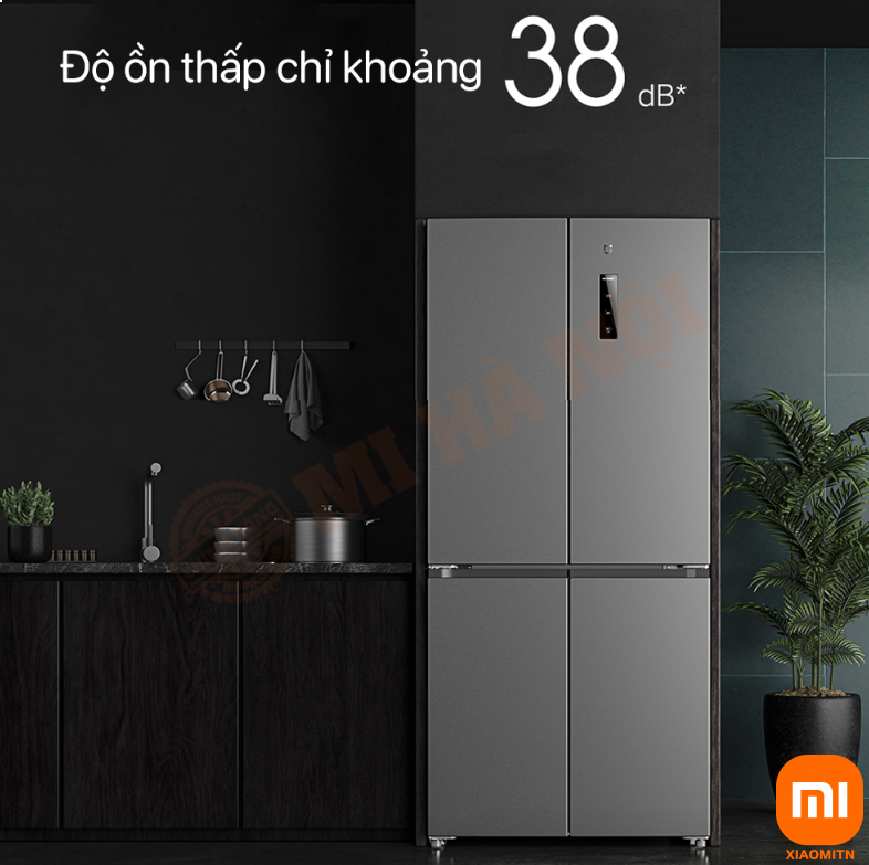 Tủ lạnh Xiaomi 496L Mijia 4 cánh – có ngăn đông mềm, khử khuẩn 99,99%, tiết kiệm điện