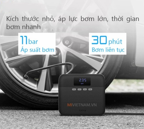 Máy Bơm Lốp Xe Ô Tô (Máy Nén Khí Tự Động) Xiaomi 70MAI